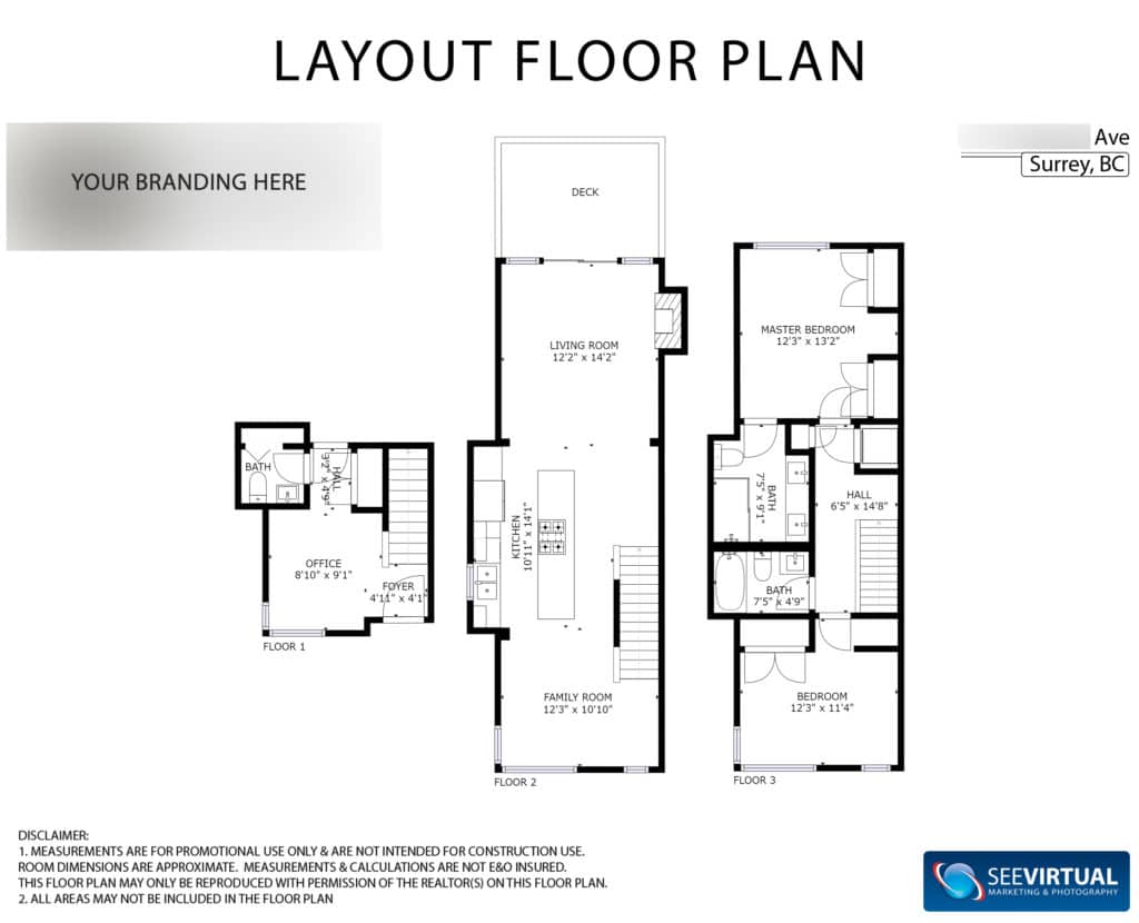 3D Virtual Tour Upgrade Layout Plan Sample