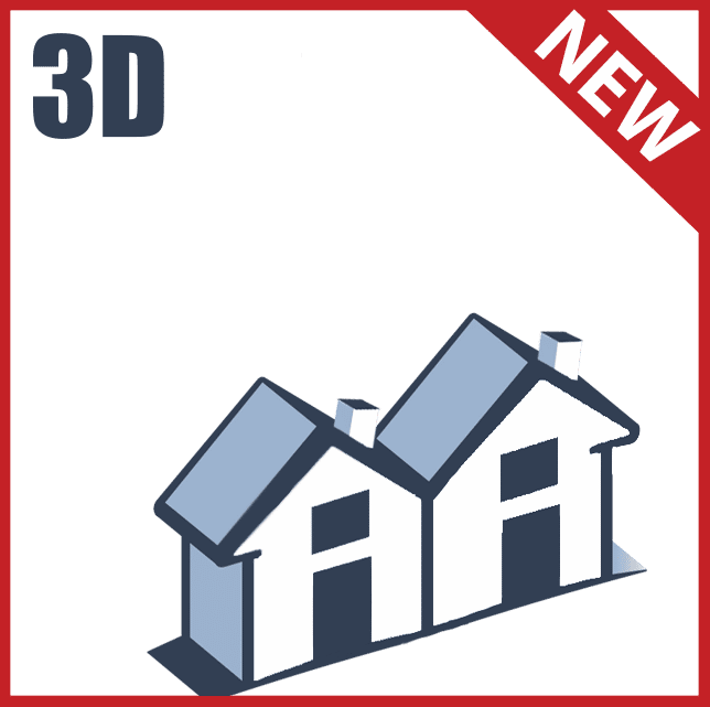 Townhouse Real Estate Marketing 3D Matterport Virtual Tour Graphic